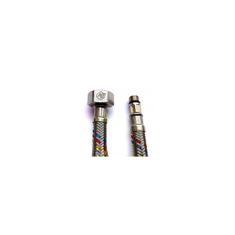 Гибкая подводка к смесителю PEX SUPER 1/2"хМ10 гайка-штуцер 18 мм (1,2 м) ALTSTREAM Гибкая подводка к смесителю PEX SUPER 1/2"хМ10 гайка-штуцер 18 мм (1,2 м) ALTSTREAM
