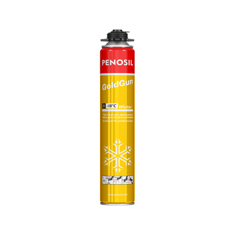 Пена монтажная профессиональная, Penosil GoldGun winter Пена монтажная профессиональная, Penosil GoldGun winter