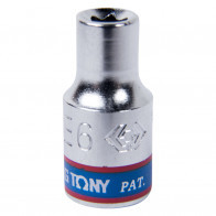 KING TONY Головка торцевая TORX Е-стандарт 1/4