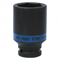 KING TONY Головка торцевая ударная глубокая шестигранная 3/4