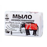 Мыло хозяйственное NC “Универсальное, для стирки белья и мытья твердых поверхностей”, 180 г