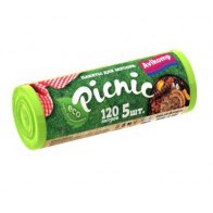 Мешки для мусора Picnic “120 л, салатовые”, 5 шт